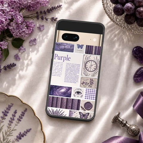 Google Pixel 7 Cover - ONation Aesthetic Collage Series - HQ Ultra Shine Premium Infinity Glass Soft Silicon Borders Case