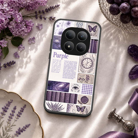 Xiaomi Redmi Note 15 Pro Plus Cover - ONation Aesthetic Collage Series - HQ Ultra Shine Premium Infinity Glass Soft Silicon Borders Case