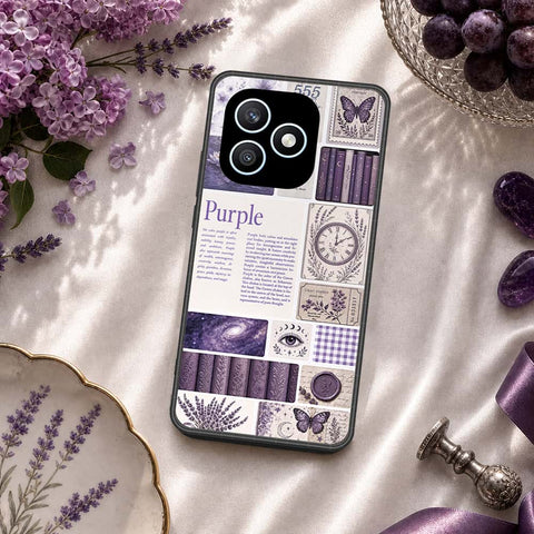 Honor X8d Cover - ONation Aesthetic Collage Series - HQ Ultra Shine Premium Infinity Glass Soft Silicon Borders Case