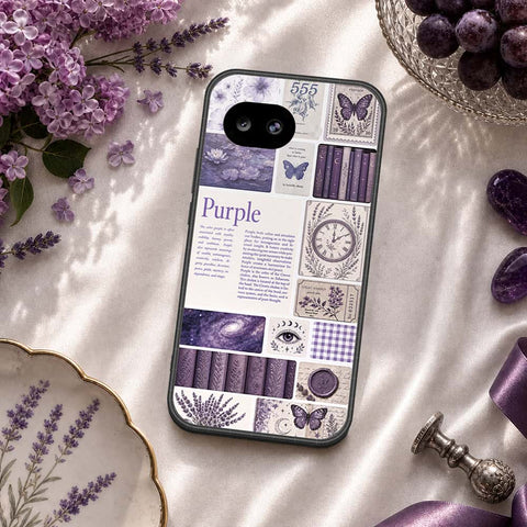 Google Pixel 10a Cover - ONation Aesthetic Collage Series - HQ Ultra Shine Premium Infinity Glass Soft Silicon Borders Case