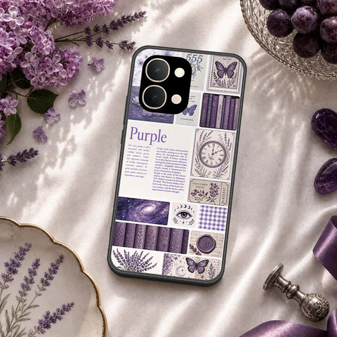 Vivo Y31d Cover - ONation Aesthetic Collage Series - HQ Ultra Shine Premium Infinity Glass Soft Silicon Borders Case
