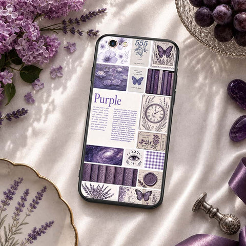 iPhone 6s Plus / 6 Plus Cover - ONation Aesthetic Collage Series - HQ Ultra Shine Premium Infinity Glass Soft Silicon Borders Case