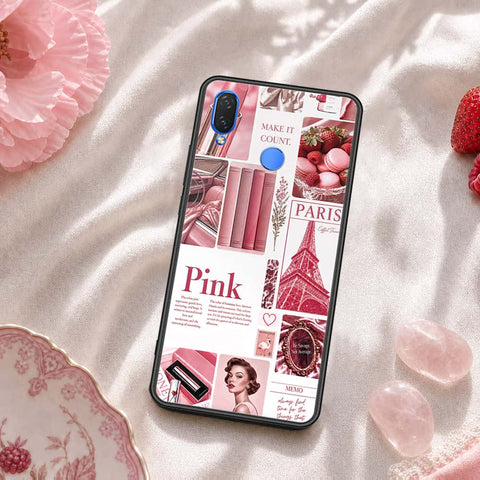Huawei Nova 3 Cover - ONation Aesthetic Collage Series - HQ Ultra Shine Premium Infinity Glass Soft Silicon Borders Case