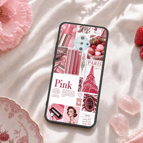 Vivo S1 Pro Cover - ONation Aesthetic Collage Series - HQ Ultra Shine Premium Infinity Glass Soft Silicon Borders Case