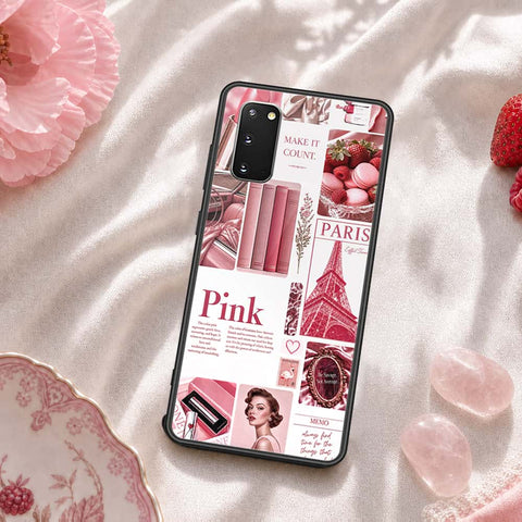 Samsung Galaxy S20 Plus Cover - ONation Aesthetic Collage Series - HQ Ultra Shine Premium Infinity Glass Soft Silicon Borders Case