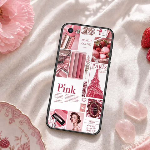 iPhone 5 Cover - ONation Aesthetic Collage Series - HQ Ultra Shine Premium Infinity Glass Soft Silicon Borders Case