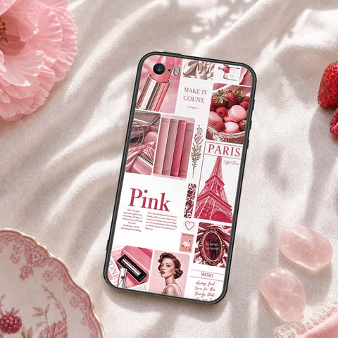 iPhone 5s Cover - ONation Aesthetic Collage Series - HQ Ultra Shine Premium Infinity Glass Soft Silicon Borders Case