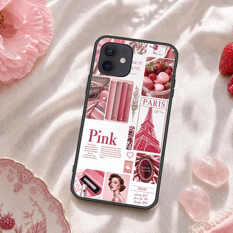 iPhone 12 - ONation Aesthetic Collage Series - HQ Ultra Shine Premium Infinity Glass Soft Silicon Borders Case