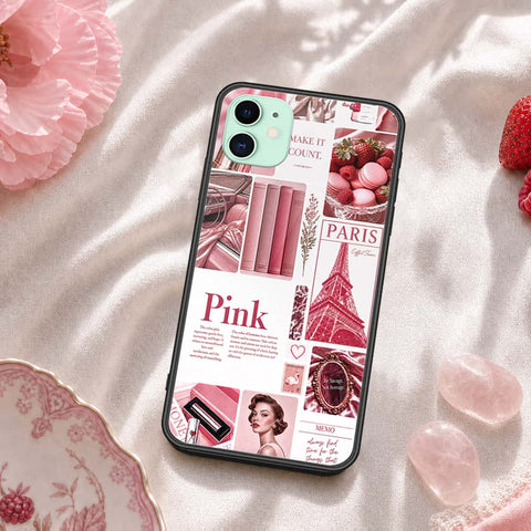 iPhone 11 - ONation Aesthetic Collage Series - HQ Ultra Shine Premium Infinity Glass Soft Silicon Borders Case