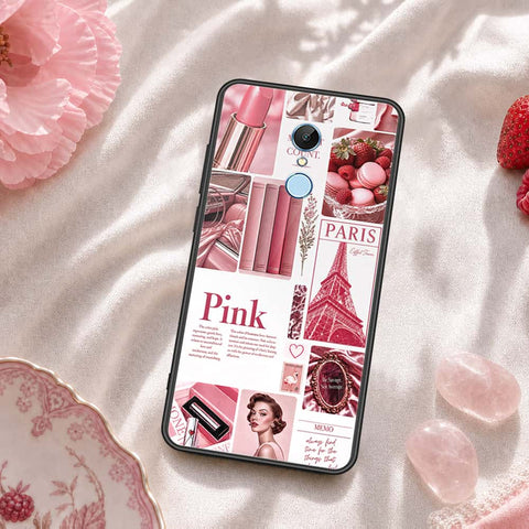 Xiaomi Redmi Note 5 / Redmi 5 Plus Cover - ONation Aesthetic Collage Series - HQ Ultra Shine Premium Infinity Glass Soft Silicon Borders Case