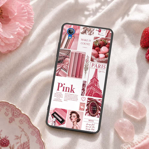 Vivo Y91C Cover - ONation Aesthetic Collage Series - HQ Ultra Shine Premium Infinity Glass Soft Silicon Borders Case