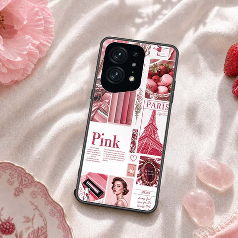 Oppo Find X5 Pro Cover - ONation Aesthetic Collage Series - HQ Ultra Shine Premium Infinity Glass Soft Silicon Borders Case