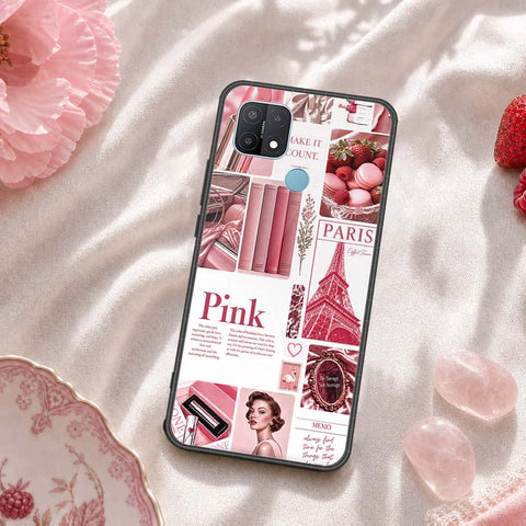 Oppo A15 Cover - ONation Aesthetic Collage Series - HQ Ultra Shine Premium Infinity Glass Soft Silicon Borders Case