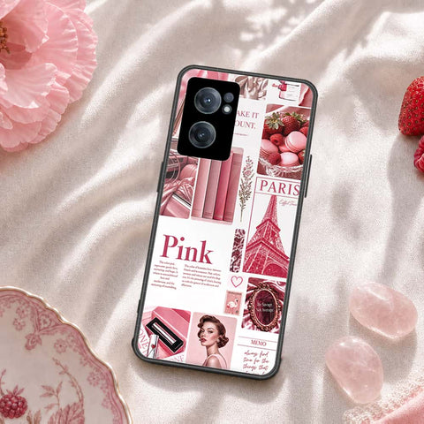 OnePlus Nord CE 2 5G Cover - ONation Aesthetic Collage Series - HQ Ultra Shine Premium Infinity Glass Soft Silicon Borders Case