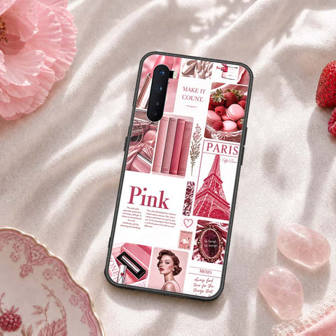 OnePlus Nord Cover - ONation Aesthetic Collage Series - HQ Ultra Shine Premium Infinity Glass Soft Silicon Borders Case
