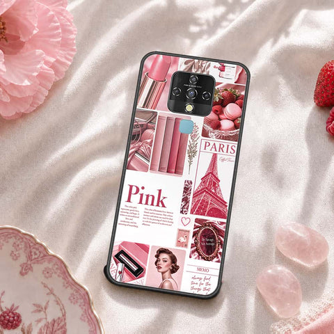 Tecno Camon 16 Pro Cover - ONation Aesthetic Collage Series - HQ Ultra Shine Premium Infinity Glass Soft Silicon Borders Case