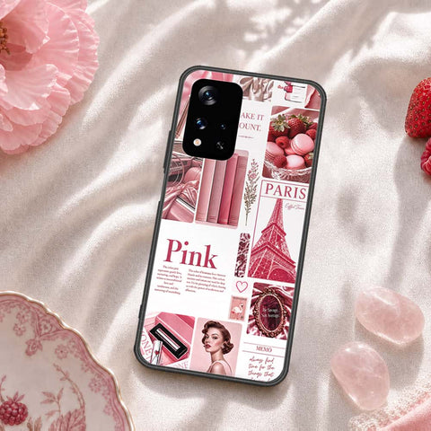Xiaomi Poco M4 Pro 5G Cover - ONation Aesthetic Collage Series - HQ Ultra Shine Premium Infinity Glass Soft Silicon Borders Case