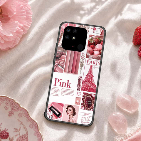 Xiaomi Redmi 10A Cover - ONation Aesthetic Collage Series - HQ Ultra Shine Premium Infinity Glass Soft Silicon Borders Case