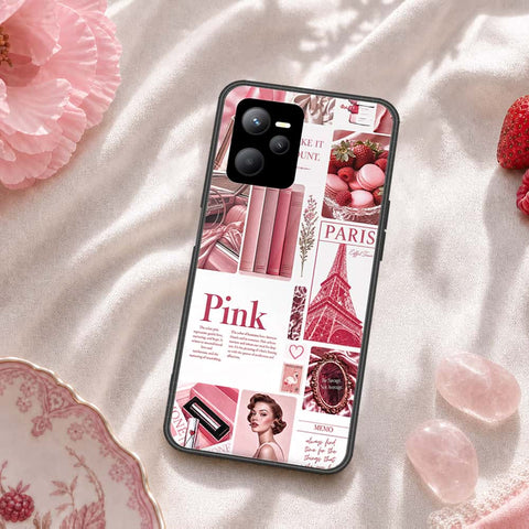 Realme 9 Pro Cover - ONation Aesthetic Collage Series - HQ Ultra Shine Premium Infinity Glass Soft Silicon Borders Case