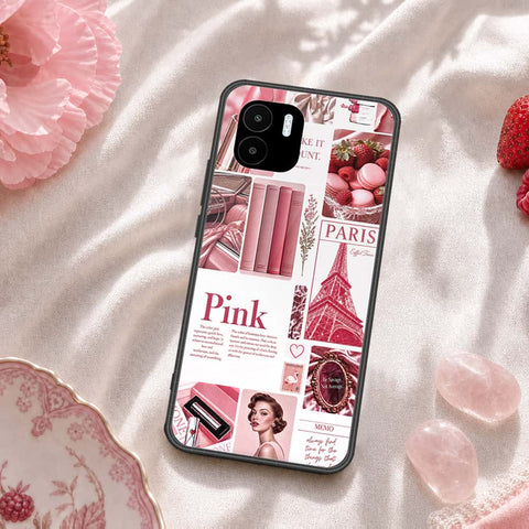 Xiaomi Redmi A2 Cover - ONation Aesthetic Collage Series - HQ Ultra Shine Premium Infinity Glass Soft Silicon Borders Case