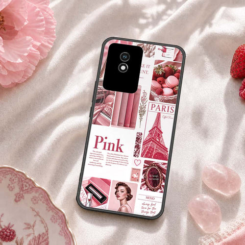Vivo Y02A Cover - ONation Aesthetic Collage Series - HQ Ultra Shine Premium Infinity Glass Soft Silicon Borders Case