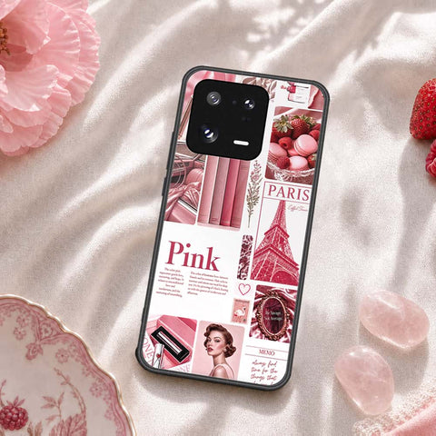 Xiaomi 13 Pro Cover - ONation Aesthetic Collage Series - HQ Ultra Shine Premium Infinity Glass Soft Silicon Borders Case