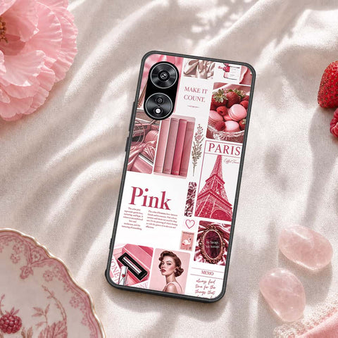Oppo A97 5G Cover - ONation Aesthetic Collage Series - HQ Ultra Shine Premium Infinity Glass Soft Silicon Borders Case