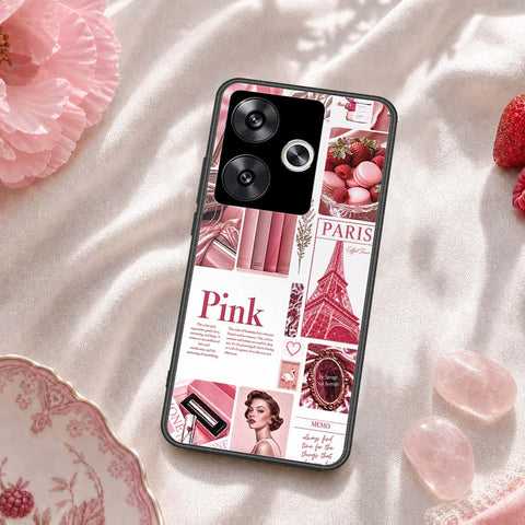 Xiaomi Poco F6 Cover - ONation Aesthetic Collage Series - HQ Ultra Shine Premium Infinity Glass Soft Silicon Borders Case