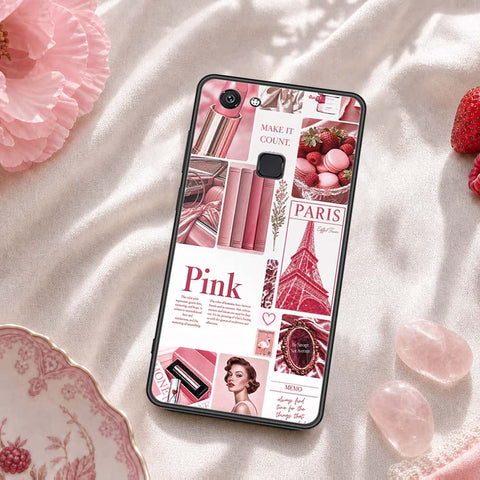 Vivo Y75 Cover - ONation Aesthetic Collage Series - HQ Ultra Shine Premium Infinity Glass Soft Silicon Borders Case