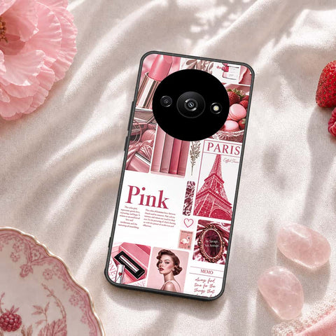 Xiaomi Poco C61 Cover - ONation Aesthetic Collage Series - HQ Ultra Shine Premium Infinity Glass Soft Silicon Borders Case