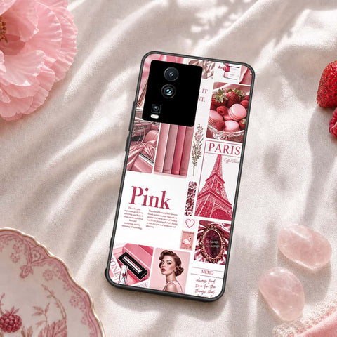 Vivo iQOO Neo 7 Cover - ONation Aesthetic Collage Series - HQ Ultra Shine Premium Infinity Glass Soft Silicon Borders Case