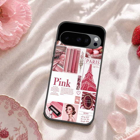 Google Pixel 10 Pro Cover - ONation Aesthetic Collage Series - HQ Ultra Shine Premium Infinity Glass Soft Silicon Borders Case