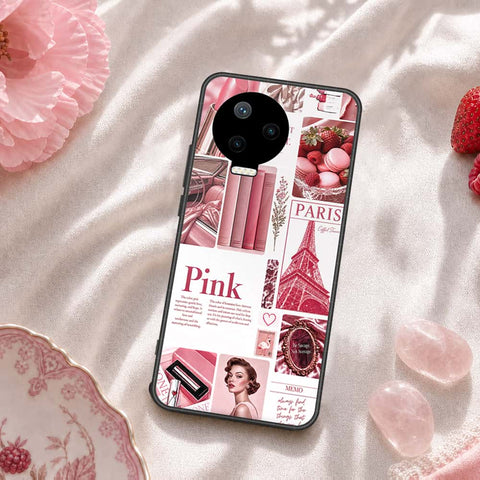 Infinix Note 11 Pro Cover - ONation Aesthetic Collage Series - HQ Ultra Shine Premium Infinity Glass Soft Silicon Borders Case