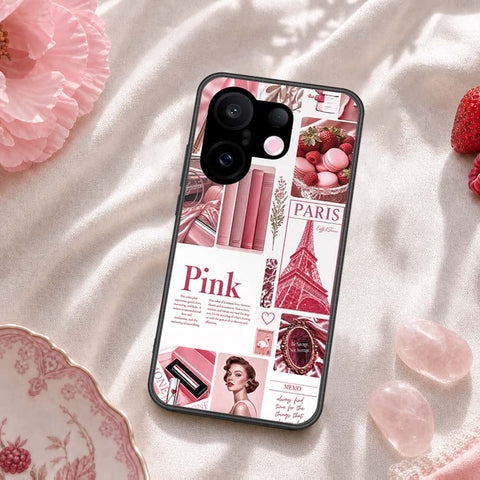 Vivo S30 Pro Mini Cover - ONation Aesthetic Collage Series - HQ Ultra Shine Premium Infinity Glass Soft Silicon Borders Case
