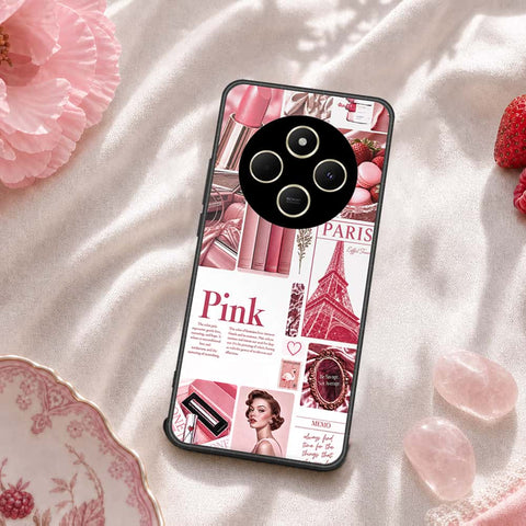Xiaomi Poco C75 Cover - ONation Aesthetic Collage Series - HQ Ultra Shine Premium Infinity Glass Soft Silicon Borders Case