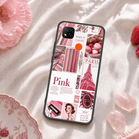 Xiaomi Poco C31 Cover - ONation Aesthetic Collage Series - HQ Ultra Shine Premium Infinity Glass Soft Silicon Borders Case