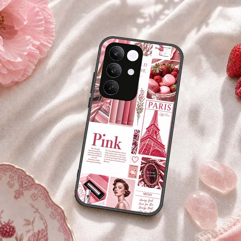 Realme C85 Pro Cover - ONation Aesthetic Collage Series - HQ Ultra Shine Premium Infinity Glass Soft Silicon Borders Case