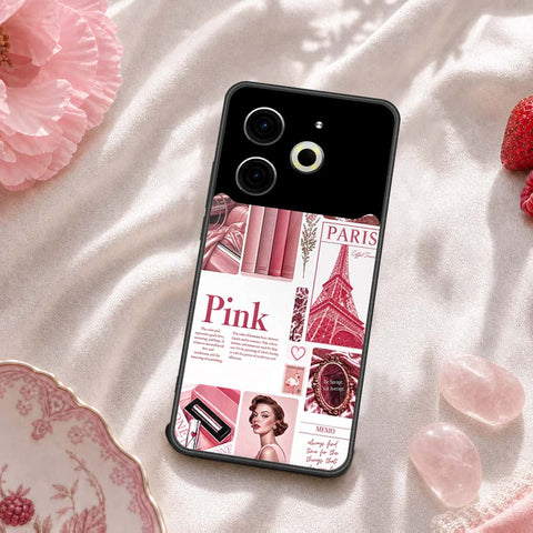 Tecno Pova 6 Cover - ONation Aesthetic Collage Series - HQ Ultra Shine Premium Infinity Glass Soft Silicon Borders Case