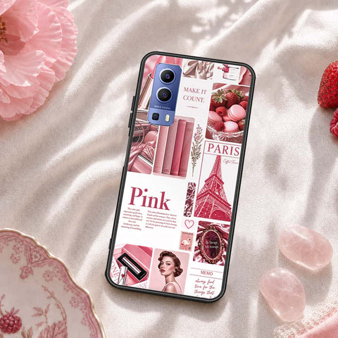 Vivo Y52 5G Cover - ONation Aesthetic Collage Series - HQ Ultra Shine Premium Infinity Glass Soft Silicon Borders Case