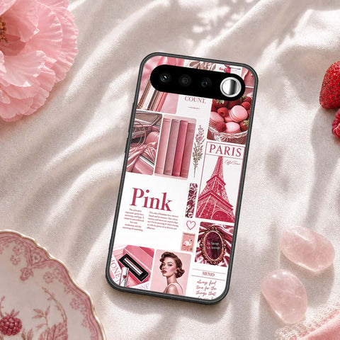 Realme 16 Cover - ONation Aesthetic Collage Series - HQ Ultra Shine Premium Infinity Glass Soft Silicon Borders Case