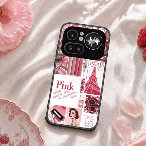 Nothing Phone 4a Pro Cover - ONation Aesthetic Collage Series - HQ Ultra Shine Premium Infinity Glass Soft Silicon Borders Case