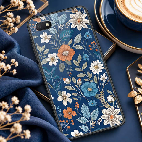 Honor Y5 2018 Cover - ONation Botanical Bloom Series - HQ Ultra Shine Premium Infinity Glass Soft Silicon Borders Case