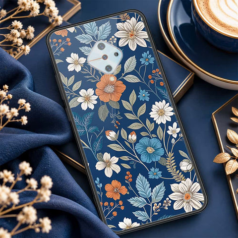 Vivo Y51 (2020 September) Cover - ONation Botanical Bloom Series - HQ Ultra Shine Premium Infinity Glass Soft Silicon Borders Case