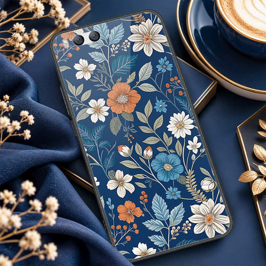 Xiaomi Mi 6 Cover - ONation Botanical Bloom Series - HQ Ultra Shine Premium Infinity Glass Soft Silicon Borders Case