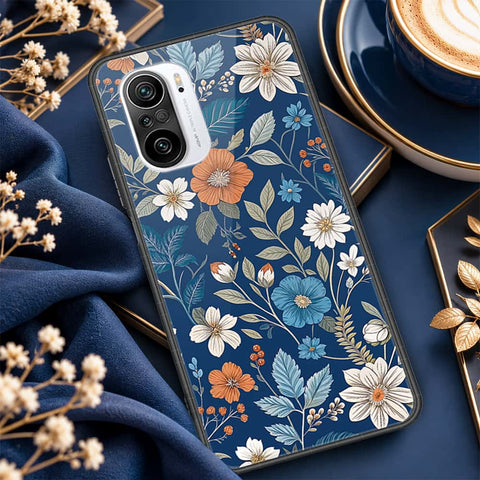 Xiaomi Redmi K40 Cover - ONation Botanical Bloom Series - HQ Ultra Shine Premium Infinity Glass Soft Silicon Borders Case