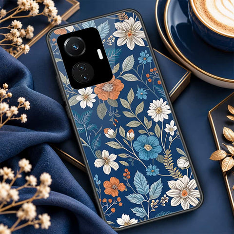 Vivo Y55 4G Cover - ONation Botanical Bloom Series - HQ Ultra Shine Premium Infinity Glass Soft Silicon Borders Case