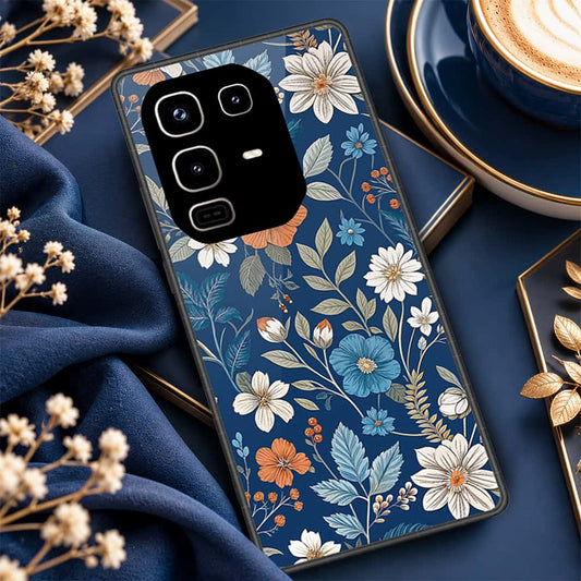 Infinix Note 50 Pro 4G Cover - ONation Botanical Bloom Series - HQ Ultra Shine Premium Infinity Glass Soft Silicon Borders Case