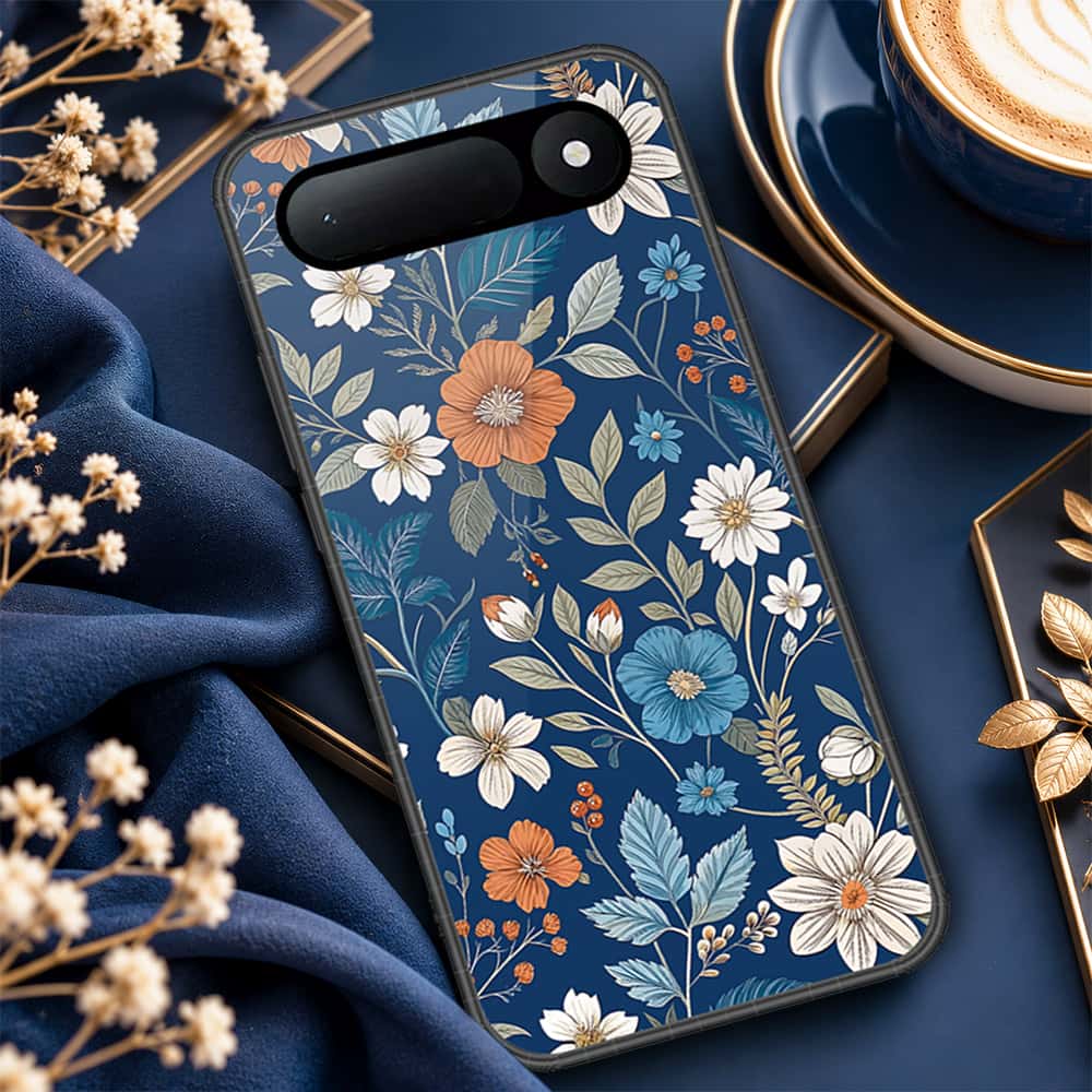 Tecno Spark 50 5G Cover - ONation Botanical Bloom Series - HQ Ultra Shine Premium Infinity Glass Soft Silicon Borders Case