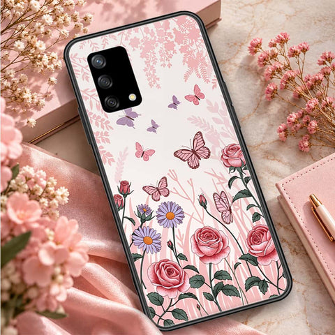 Oppo Reno 6 Lite Cover - ONation Aesthetic Collage Series - HQ Ultra Shine Premium Infinity Glass Soft Silicon Borders Case