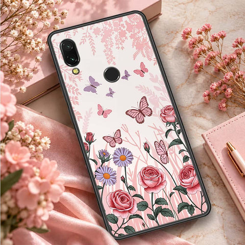 Xiaomi Redmi 7 Cover - ONation Aesthetic Collage Series - HQ Ultra Shine Premium Infinity Glass Soft Silicon Borders Case